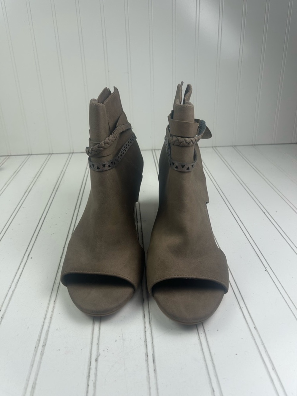 Maurice’s Sabrina Open Toe Ankle Boots Women’s Size 11M - Picture 3 of 10